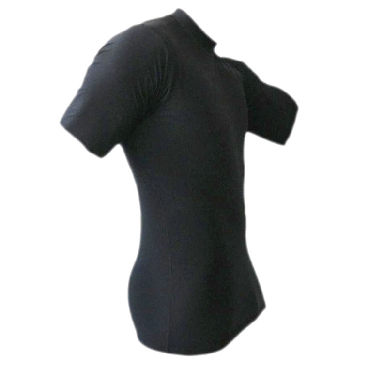 Black Short Sleeve Rash Guard