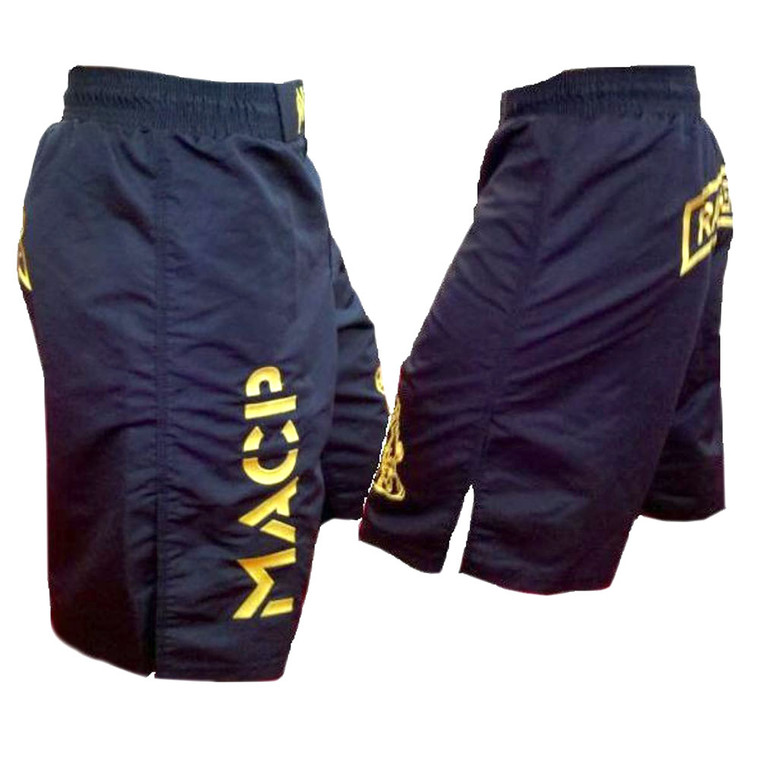 Army Ranger Black and Gold Fight Shorts