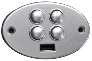 4 Button Control w/ USB Port