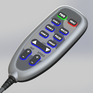 Power Recline Control w/ Heat & Massage