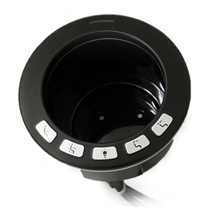 Push Button Controlled Cup Holder