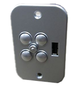 5 Button Control for Power Footrest & Headrest w/ USB (Left Side Facing 5 Button Control for Power Footrest & Headrest w/ USB (Left Side Facing