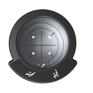 Integrated Cup Holder with Touch Sensors [Right Side Facing]