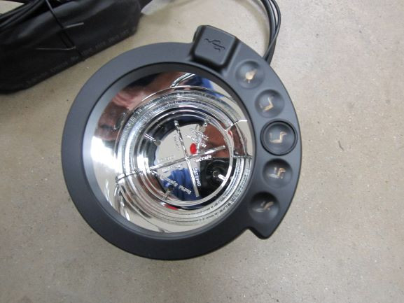 Black Cupholder for Power Recline & Headrest w/ USB, Light, & Home Feature