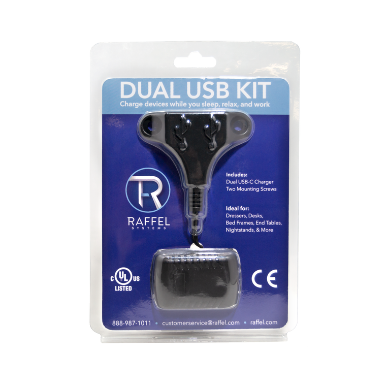 packaging includes install instructions, mounting screws, and charger