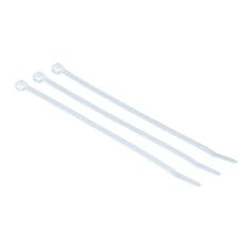 3M™ Standard Cable Tie 06226, Natural, 8 in, 100 per bag, 10 Bags/Case