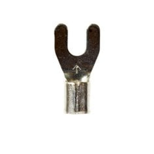 3M™ Scotchlok™ Fork, Non-Insulated Brazed Seam M10-6FK, 12-10 AWG,
wider-tongue design for use on free-standing studs, 500/Case