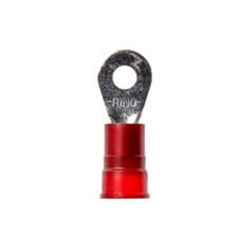 3M™ Scotchlok™ MN8-10R/SK Nylon Insulated Brazed Seam Standard Ring
Terminal, 10 Stud, 8 AWG, Red, 200/Case
