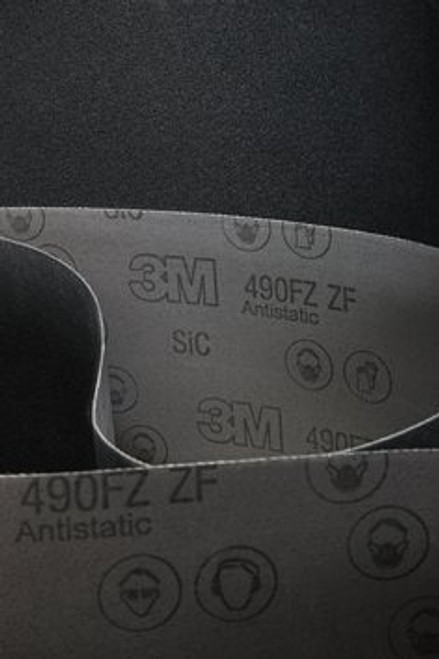 3M™ SiC Cloth Belt 490FZ, P80 ZF-weight, 102 in x 103 in, Top Butt, L-flex