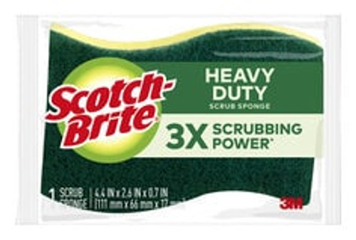 Scotch-Brite® Heavy Duty Scrub Sponge 425, 12/1