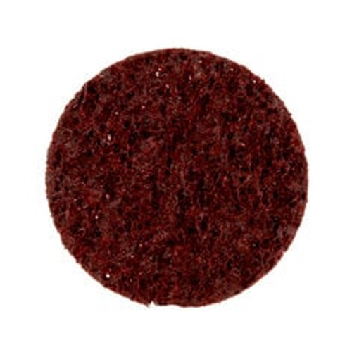 Standard Abrasives™ Quick Change Surface Conditioning FE Disc, 840382,
A/O MED, TR, Maroon, 2 in, Die Q200P, 50/Car, 500 ea/Case