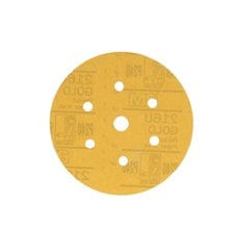 3M™ Hookit™ Gold Disc Dust Free 216U 01077, 6 in, P240, 100 Discs/Carton, 4 Cartons/Case