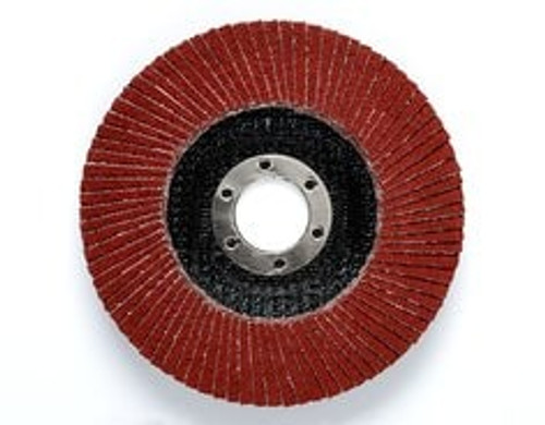 3M™ Cubitron™ II Flap Disc 969F, 40+, T27, 4-1/2 in x 7/8 in, Giant, 10
ea/Case