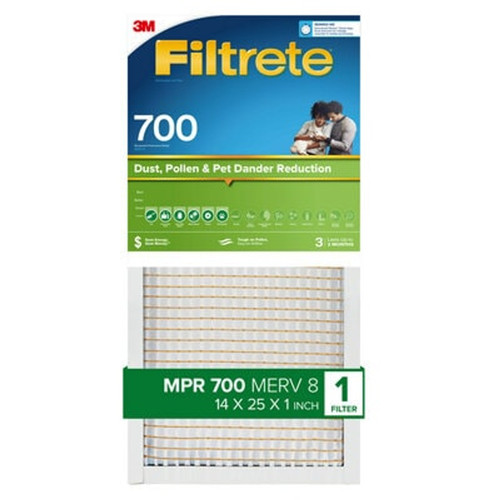 7100288853 Filtrete Electrostatic Air Filter 700 MPR 723-4, 14 in x 24 in x 1 in (35.5 cm x 60.9 cm x 2.5 cm)