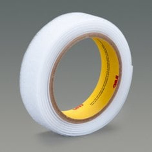 3M™ Loop Fastener SJ3531, White, 1 in x 50 yd, 3 Roll/Case
