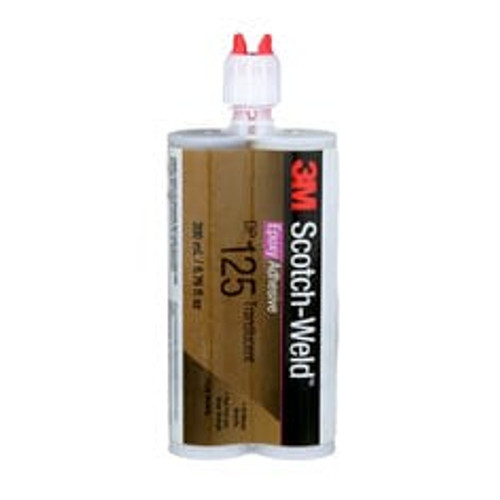 3M™ Scotch-Weld™ Epoxy Adhesive DP125, Translucent, 200 mL Duo-Pak,
12/Case