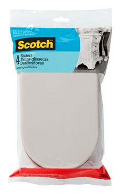 Scotch™ Sliders SP656-NA, Reusable Hard Oval 9.5-In 4/Pk