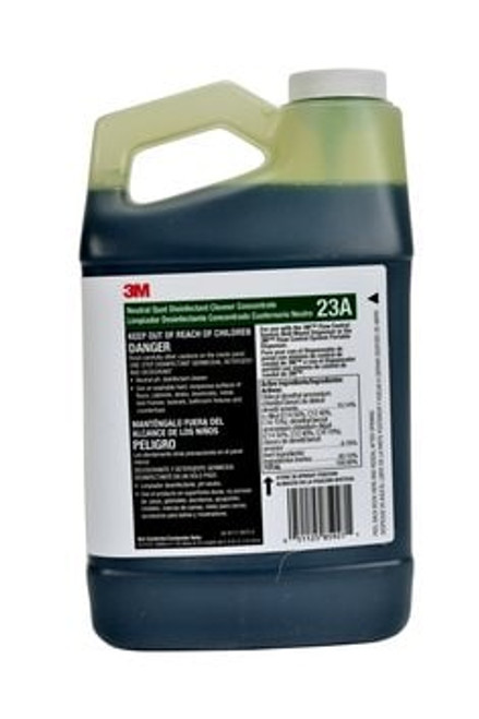 3M™ Neutral Quat Disinfectant Cleaner Concentrate 23A, 0.5 Gallon, 4
Bottles/Case