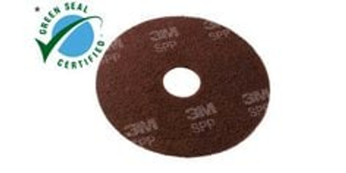 Scotch-Brite™ Surface Preparation Pads SPP, Brown, 432 mm, 17 in, 10 Pads/Case