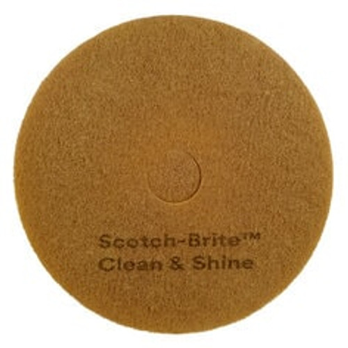 Scotch-Brite™ Clean & Shine Pad, 19 in, 5/Case