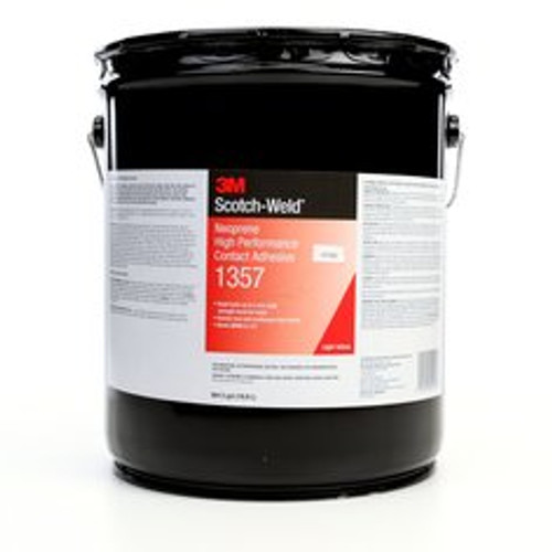 3M™ Neoprene High Performance Contact Adhesive 1357, Light Yellow, 5
Gallon Pour Spout (Pail), 1 Can/Drum