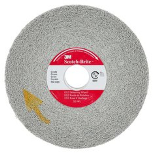 Scotch-Brite™ EX2 Deburring Wheel, X2-WL, 8A Medium, 8 in x 1 in x 3 in,
3 ea/Case