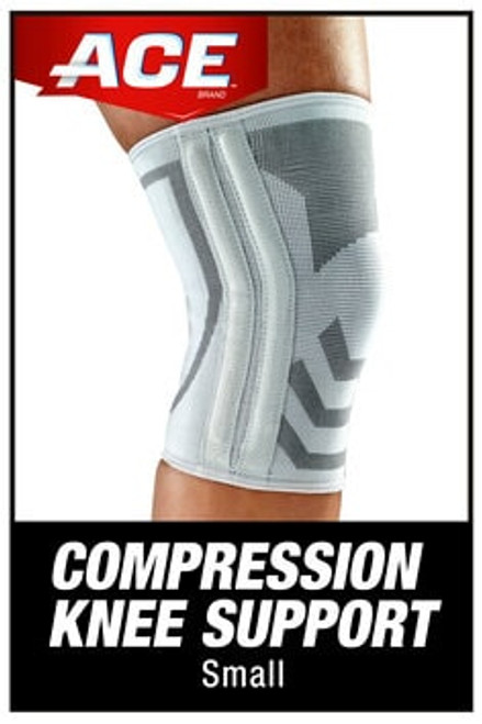 ACE™ Compression Knee Brace w/Side Stabilizers 207353, S