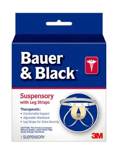 7100263712 Bauer&Black 0-2 Suspensory W/Leg Strap 201161, M