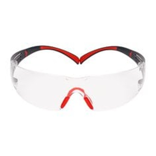 3M™ SecureFit™ Safety Glasses SF401SGAF-RED, Red/Gray, Clear Scotchgard™
Anti-fog Lens, 20 EA/Case