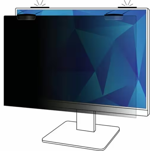 7100259462 3M Privacy Filter for 23in Full Screen Monitor with 3M COMPLYMagnetic Attach, 16:9, PF230W9EM