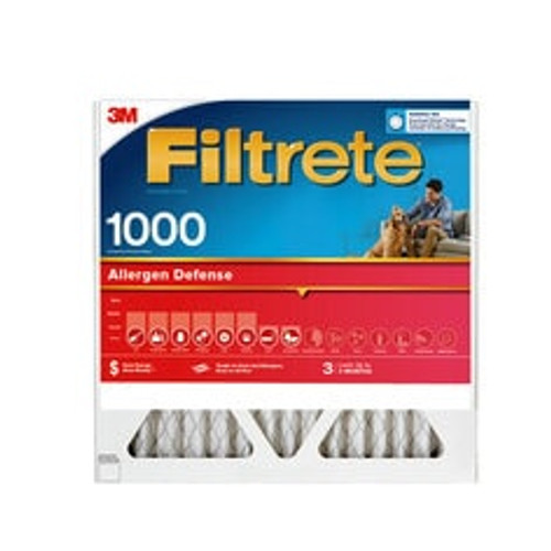 Filtrete™ Allergen Defense Air Filter, 1000 MPR, 9817-4, 18 in x 18 in x 1 in (45,7 cm x 45,7 cm x 2,5 cm)