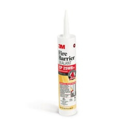 3M™ Fire Barrier Sealant CP 25WB+, Red, 10.1 fl oz Cartridge, 12/case