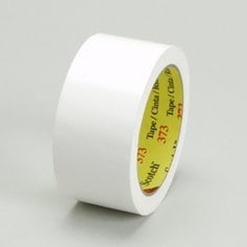 Scotch® Box Sealing Tape 373, White, 48 mm x 50 m, 36/Case