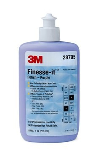 3M™ Finesse-it™ Polish Standard Series, 28795, 120, Purple, 8 oz, 4
ea/Case