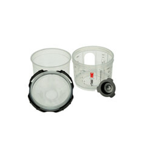 3M™ PPS™ Series 2.0 Spray Cup System Kit, 26514, Mini (6.8 fl oz, 200 mL), 200 Micron Filters, 792 Kits/Pallet