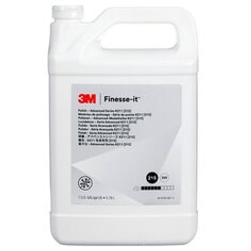 3M™ Finesse-it™ Polish Advanced K211 (215), 28695, 1 Gallon (3.785
Liter), 4 ea/Case
