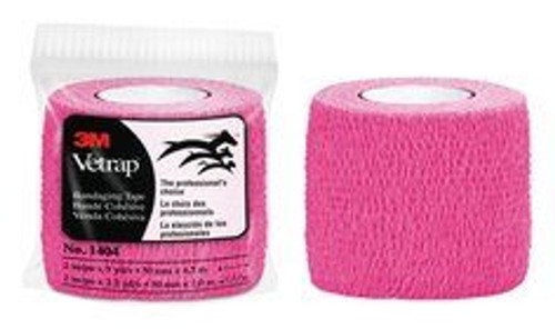 7000128581 3M Vetrap Bandaging Tape Bulk Pack, 1404HP Bulk Hot Pink