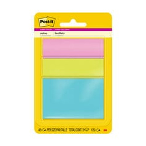 Post-it® Notes 3432-SSMIA, 3 in x 3 in (76 mm x 76 mm) Miami Colors