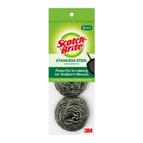 Scotch-Brite® Stainless Steel Scouring Pad 214C, 8/3