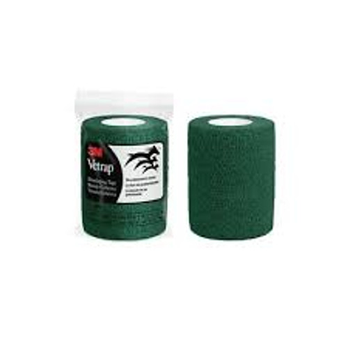 7010386027 3M Vetrap Bandaging Tape Bulk Pack, 1405HG Bulk Hunter Green