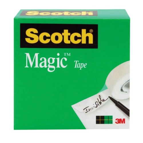 7100138741 Scotch Magic Invisible Tape 810, 3/4 in x 1000 in (19 mm x 25,4 m)