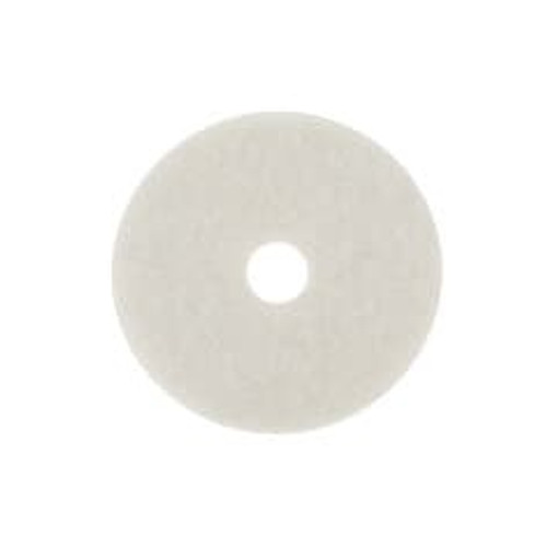 3M™ White Super Polish Pad 4100, 11 in, 5/Case
