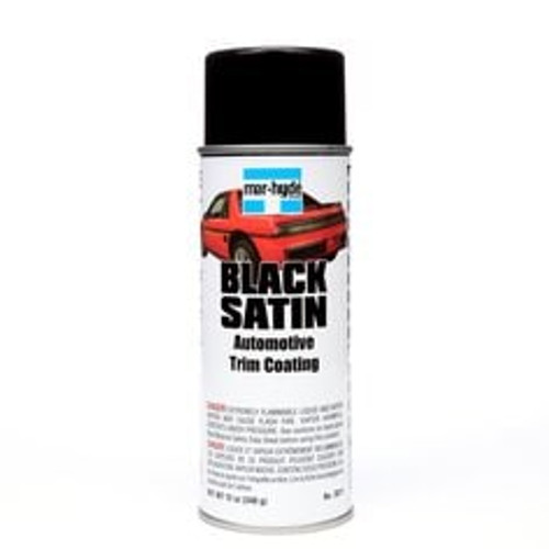 Mar-Hyde® Black Satin™ Automotive Trim Coating, 03811, Aerosol, 12 oz
Net Wt, 12 per case