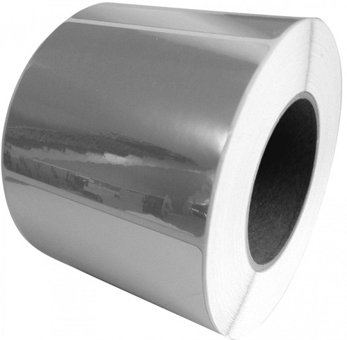 7100204519 3M Versatile Print Label Material 7903V, Bright Silver Polyester, 6 in x 300 ft, 1 Roll/Case, Sample