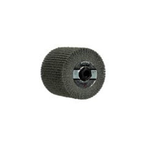 Scotch-Brite™ Deburr & Finish PRO Finishing Flap Brush, 6C Medium+, 4-
1/2 in x 6 in x 1-1/4 in