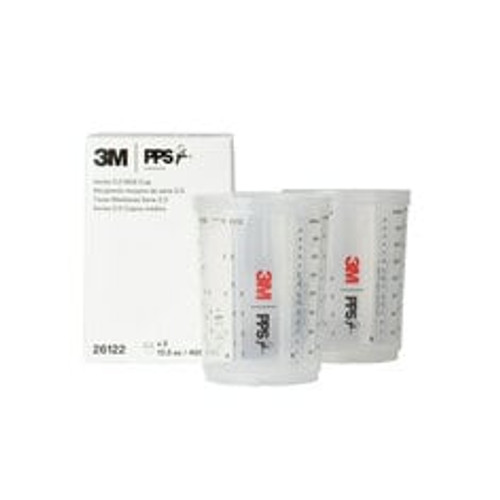3M™ PPS™ Series 2.0 Cup 26122, Midi (13.5 fl oz, 400 mL), 2 Cups/Carton, 4 Cartons/Case