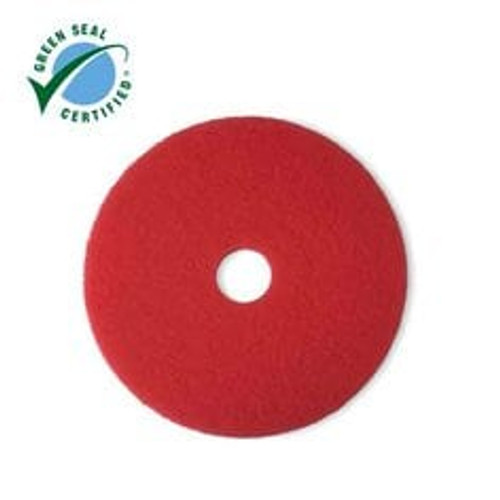 3M™ Red Buffer Pad 5100, Red, 305 mm x 82 mm, 12 in, 5 ea/Case