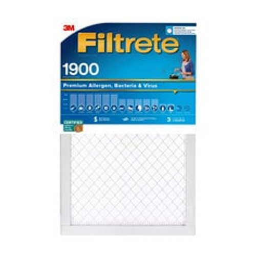 Filtrete™ High Performance Air Filter 1900 MPR UA03-4, 20 in x 25 in x 1 in (50.8 cm x 63.5 cm x 2.5 cm)