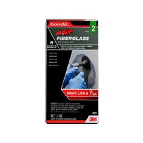 Bondo® Fiberglass Resin Repair Kit, 00420, 0.45 Pint, 6 per case