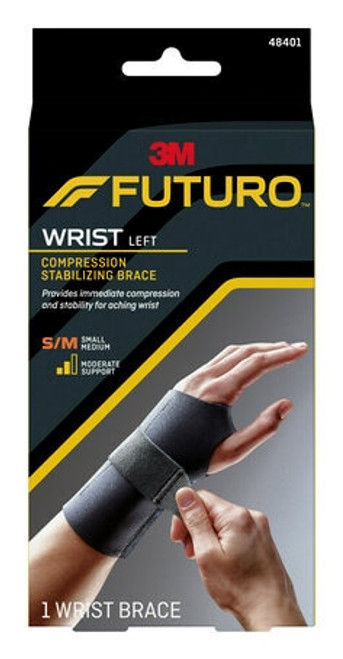 FUTURO™ Compression Stabilizing Wrist Brace, 48401ENR, Left Hand,
Small/Medium